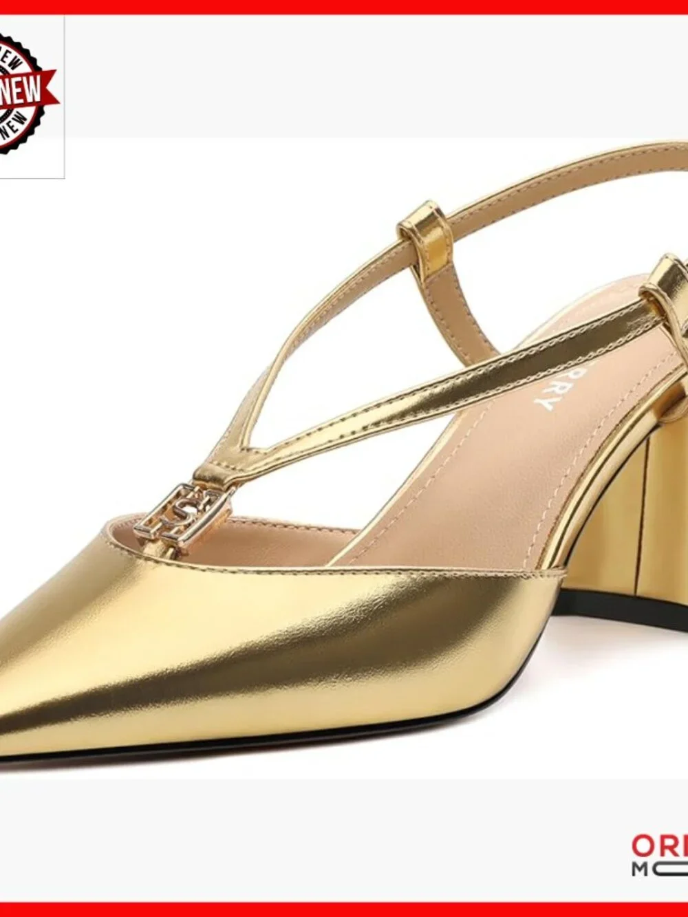 Chunky Block Heel Slingback Pumps Square Toe Ankle Strap Work Wedding Shoes